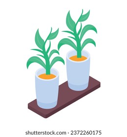 Get this isometric icon of restaurant 