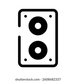 Get this perfectly designed icon of speaker in modern style