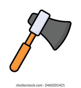 Get this pixel perfect icon of hatchet, ready to use vector