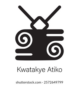 Get this solid icon of kwatakye atiko