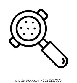 Obtenga este icono visualmente perfecto de la manipulación del café en estilo moderno