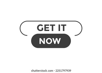 Get a ticket  button web banner templates. Vector Illustration
