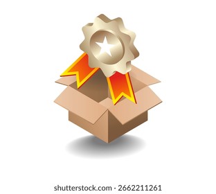 Obtener una ilustración de premio de trofeo