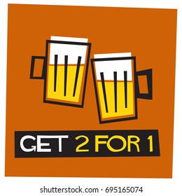 Get Two For One With Two Beer Mugs