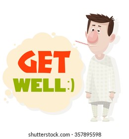 Get well card - wish recovery to the patient