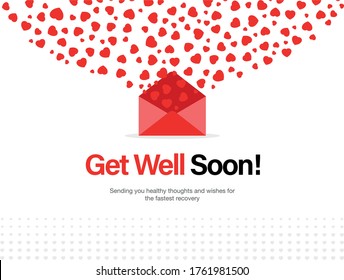 Get Well Soon Greeting Card Design