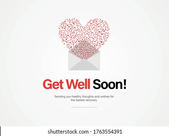 Get Well Soon Greeting Card Design