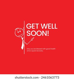 Get Well Soon Greeting Card Design