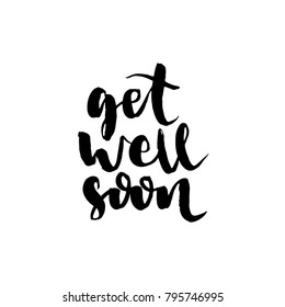 516 Get Well Soon Calligraphy Images, Stock Photos & Vectors 