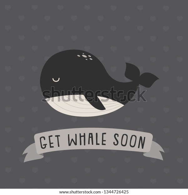 Get Whale Soon Illustration Cartoon Doodle Stock Vector (Royalty Free ...