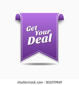 Get Your Deal Violet Vector 