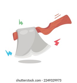Get your hands on axe flat sticker 