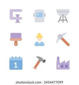 Get your hands on labor days icons set, ready to use in websites and mobile apps