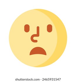 Get your hands on perfectly designed sad emoji icon, customizable vector
