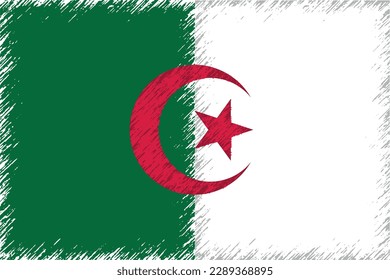 Get your hands on a premium quality Algeria flag vector file and showcase your love for the country like never before!