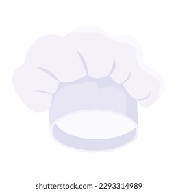 Get your hands on restaurant cap flat vector 