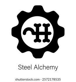 Get your hands on steel alchemy solid icon 