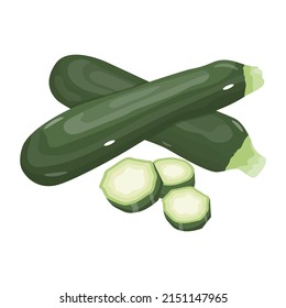 Get your hands on this isometric icon of courgette

