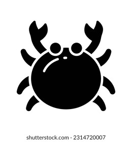 Get your hands on this cute vector of crab, a flashy sea animal