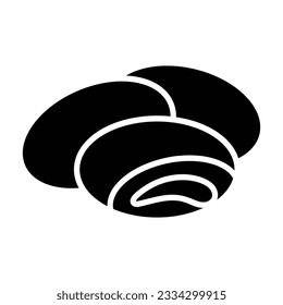 Get your hands on this beautifully designed icon of molasses cookies, editable vector