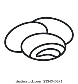 Get your hands on this beautifully designed icon of molasses cookies, editable vector