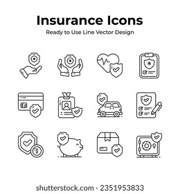 Get your hands on this carefully designed insurance icons set, ready to use in your next project