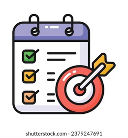 Holen Sie sich die Hände auf dieses einprägsame Icon des Task-Ziels im trendigen Stil, bereit zum Gebrauch Symbol