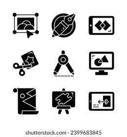 Holen Sie sich die Hände über dieses sorgfältig gestaltete Kunst- und Designsymbolset