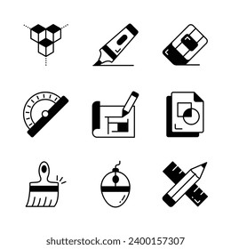 Get your hands on this carefully crafted art and design icons set