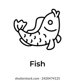 Get your hands on this beautifully designed icon of goldfish up for premium use