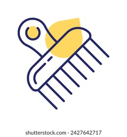 Get your hands on this beautiful icon of afro comb, ready for premium use