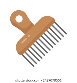 Get your hands on this beautiful icon of afro comb, ready for premium use