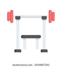 Get your hands on this icon of weightlifting, weight bars vector design