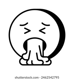 Holen Sie sich Ihre Hände auf dieses trendige Emoji-Icon-Design