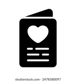 Obtén tus manos en este diseño de icono de invitación de matrimonio creativo