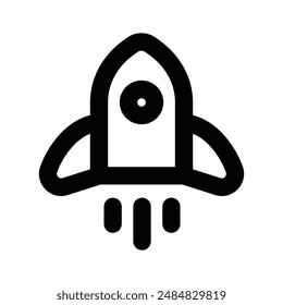 Get your hands on this creatively design icon of startup, concept of business launching