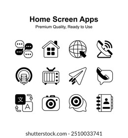 Get your hands on this creatively designed home screen apps icons
