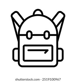 Ponga sus manos en este icono cuidadosamente diseñado del diseño de moda del bolso de la escuela