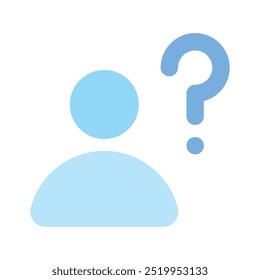Get your hands on this amazing icon of questioning in modern style