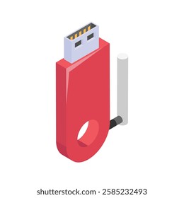 Get your hands on this amazing icon of dongle in modern style
