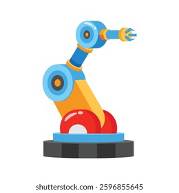 Get your hands on this 3d style icon of robotic arm
