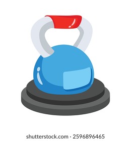 Get your hands on this kettlebell icon designed in 3d style