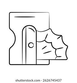 Coloque as mãos neste ícone de estilo de desenho do apontador