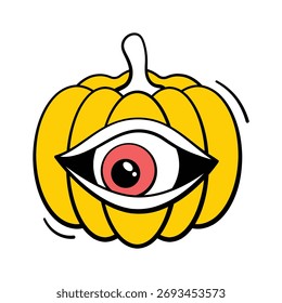 Coloque as mãos neste ícone criativo de abóbora halloween