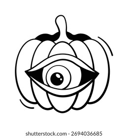 Ponga sus manos en este icono creativo de calabaza de halloween