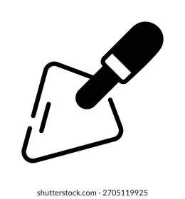 Get your hands on this trowel glyph style icon