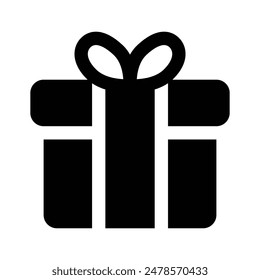 Get your hold on creative gift box icon design, ready to use vector