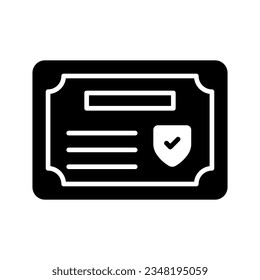 Get your hold on this carefully designed icon of business certificate, business degree vector