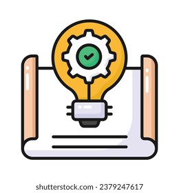 Obtén tu control sobre este vector de desarrollo de proyectos diseñado de forma creativa en un estilo moderno