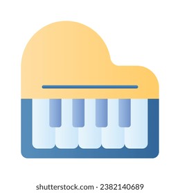 Get your hold on this beautifully designed vector of piano, musical instrument